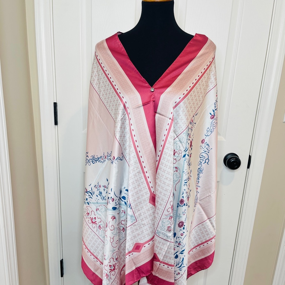 Beautiful luxury silk fashion scarf summer outfit limited edition